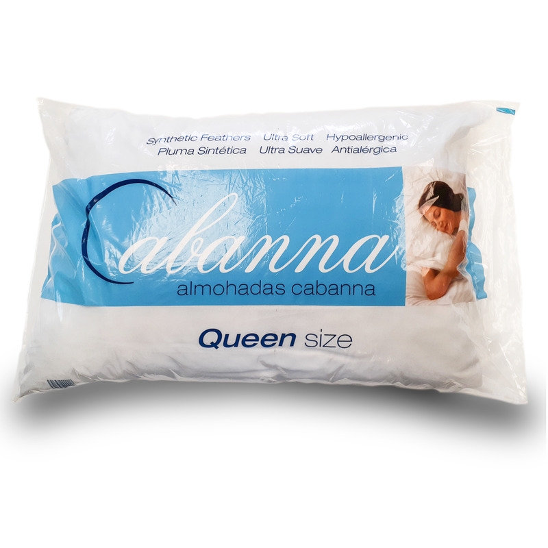 Almohada queen 50 x 70 cm de algodon poliester BECO