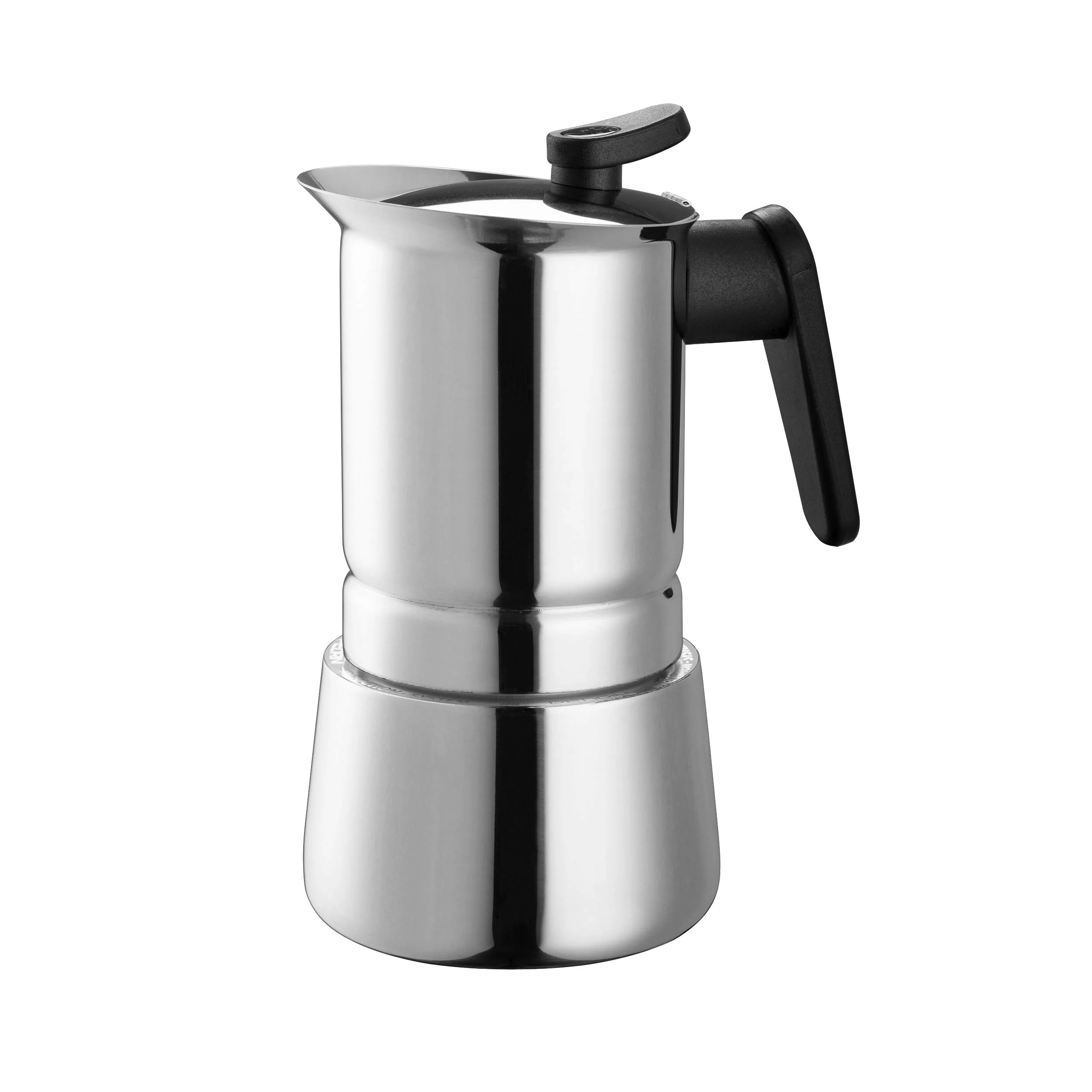 Cafetera 3 Negra Tazas Pedrini - Home Sentry