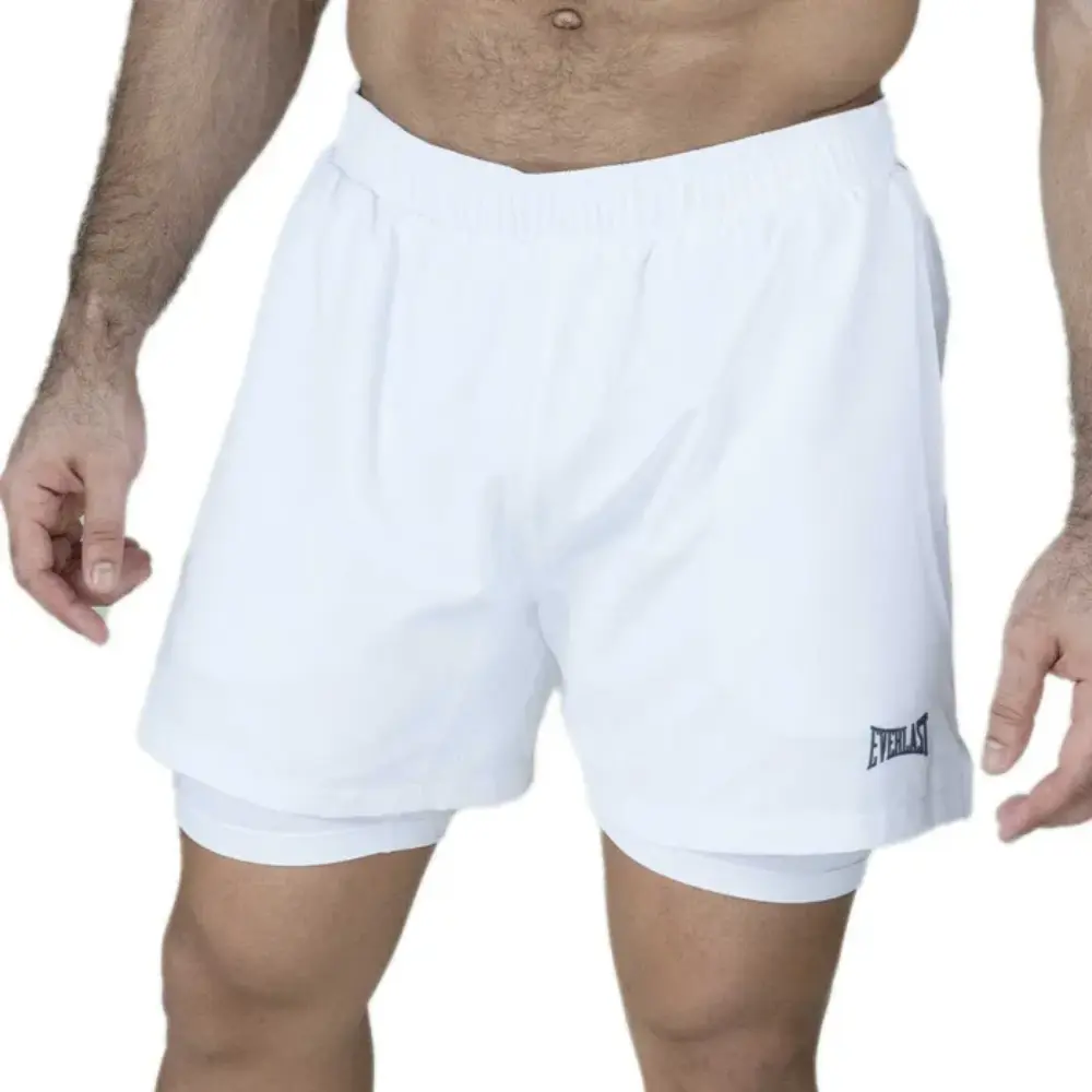Short blanco hombre deportivo best sale
